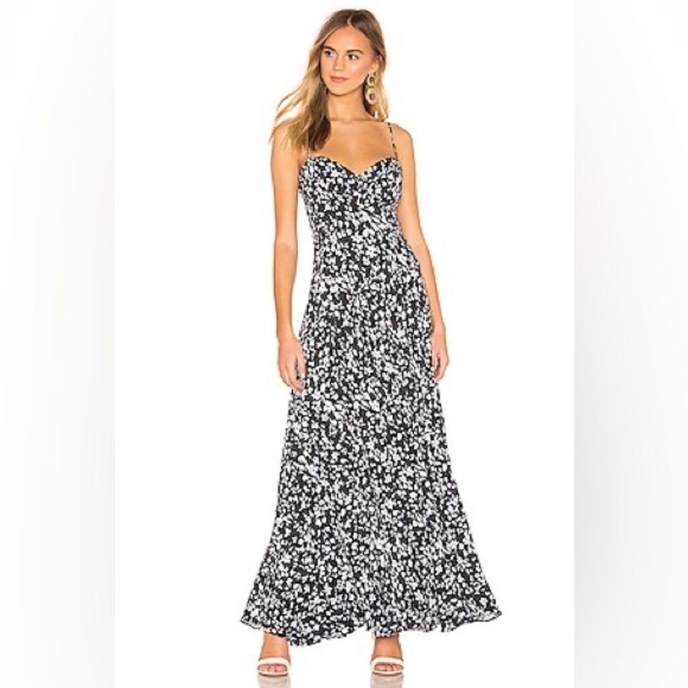 Free People | Under The Moonlight Dress | Navy and Cream | Size 0